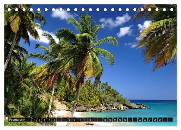 Produktbild: Inselwelt Karibik (Tischkalender 2027 DIN A5 quer), CALVENDO Monatskalender