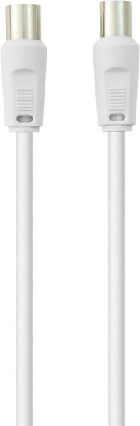 Belkin Antennen, SAT Anschlusskabel [1x Antennenstecker 75 Ω - 1x Antennenbuchse 75 Ω] 5.00 m 75 dB  Weiß