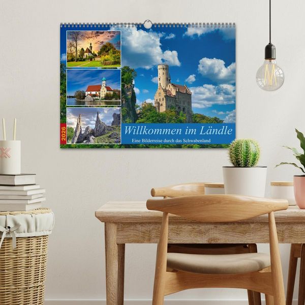 Produktbild: Willkommen im L&auml;ndle (Wandkalender 2026 DIN A3 quer), CALVENDO Monatskalender