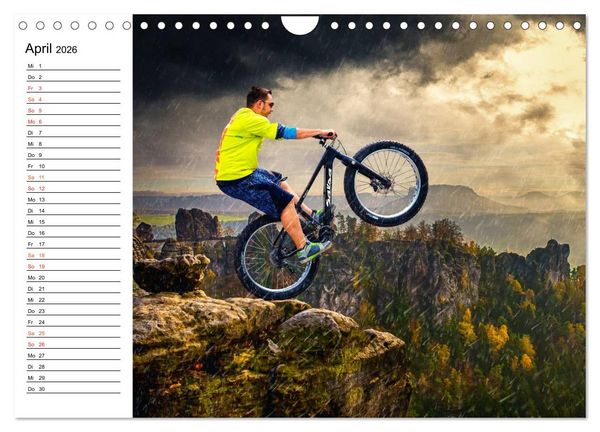 Produktbild: Mountainbike Trails (Wandkalender 2026 DIN A4 quer), CALVENDO Monatskalender