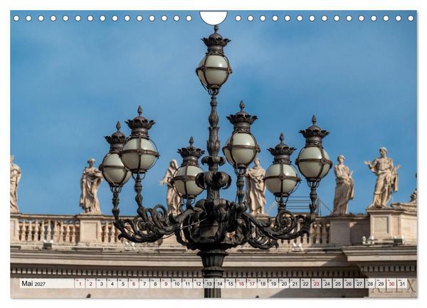 Produktbild: San Pietro - Petersplatz und Petersdom (Wandkalender 2027 DIN A4 quer), CALVENDO Monatskalender