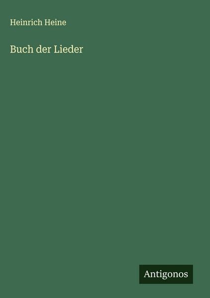 Produktbild: Buch der Lieder