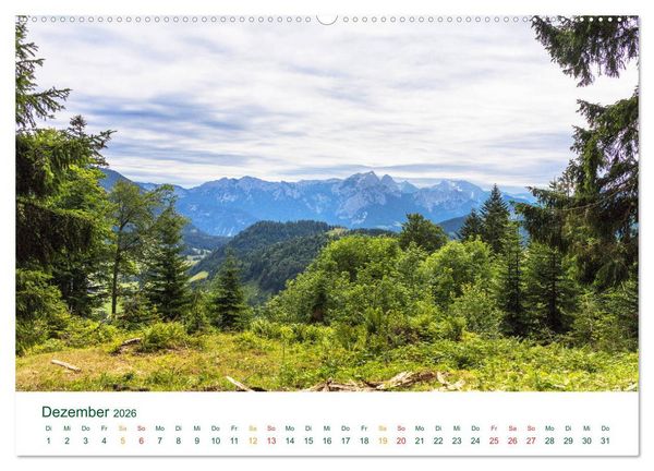 Produktbild: Auf der Winklmoosalm (Wandkalender 2026 DIN A2 quer), CALVENDO Monatskalender