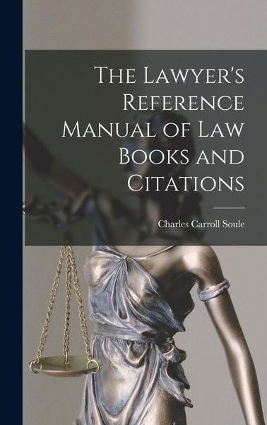 Produktbild: The Lawyer's Reference Manual of Law Books and Citations