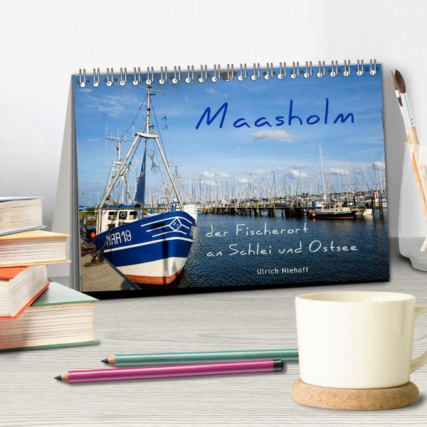 Produktbild: Maasholm - der Fischerort an Schlei und Ostsee (Tischkalender 2026 DIN A5 quer), CALVENDO Monatskalender