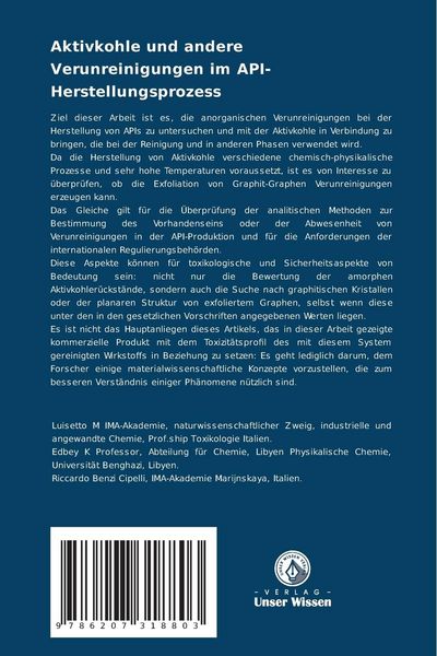 Produktbild: Aktivkohle und andere Verunreinigungen im API-Herstellungsprozess