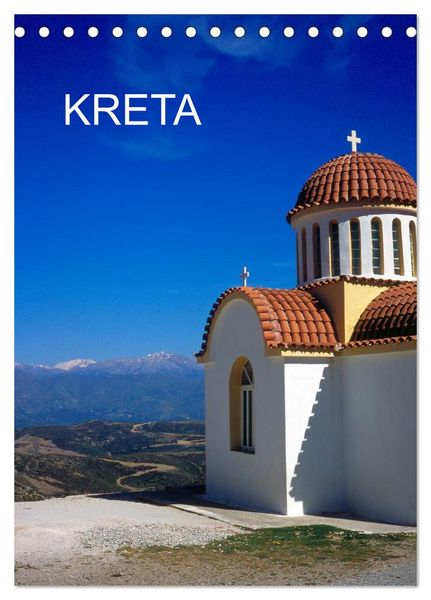 KRETA (Tischkalender 2026 DIN A5 hoch), CALVENDO Monatskalender