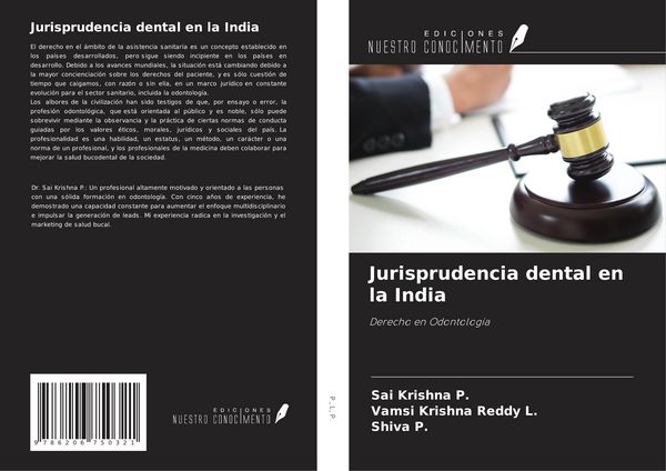 Produktbild: Jurisprudencia dental en la India