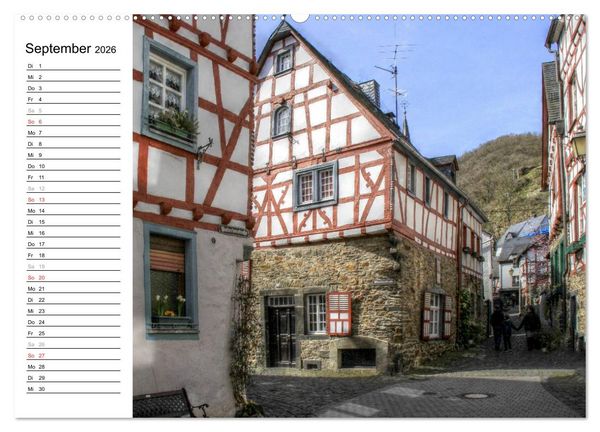 Produktbild: Eine Perle in der Eifel - Monreal (hochwertiger Premium Wandkalender 2026 DIN A2 quer), Kunstdruck in Hochglanz