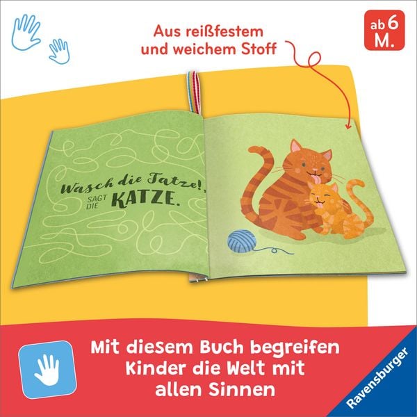 Produktbild: Mein Knuddel-Knautsch-Buch - Seif dich ein, sagt das Schwein
