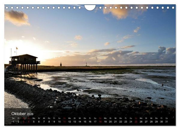 Produktbild: Wangerooge &ndash; Eine Perle in der Nordsee. (Wandkalender 2026 DIN A4 quer), CALVENDO Monatskalender