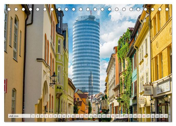 Produktbild: Jena Impressionen (Tischkalender 2026 DIN A5 quer), CALVENDO Monatskalender