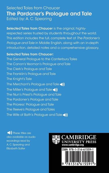 Produktbild: The Pardoner's Prologue and Tale