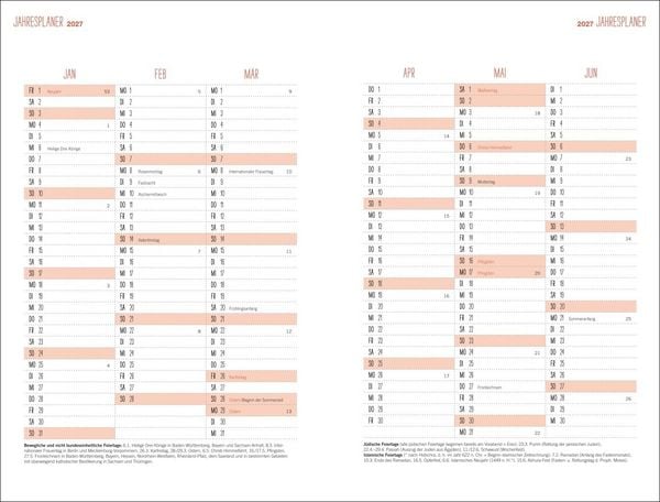 Produktbild: Mama AG Familienplaner Buch A5 2027