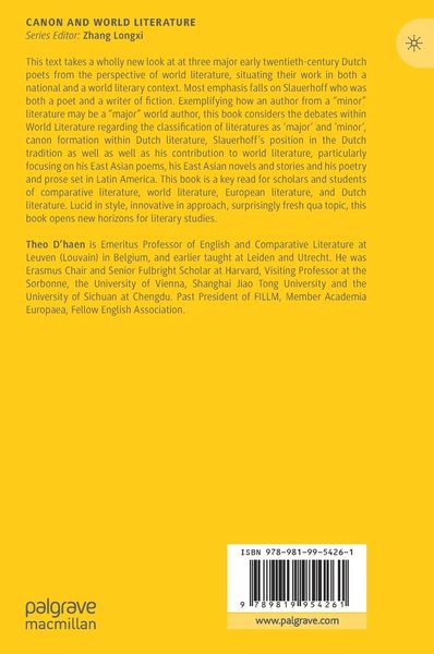 Produktbild: Dutch Interbellum Canons and World Literature A. Roland Holst, M. Nijhoff, J. Slauerhoff