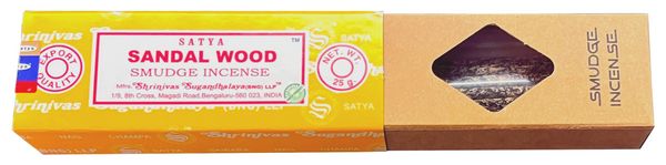 Produktbild: Satya "Sandal Wood" Smudge Incense 25gr.