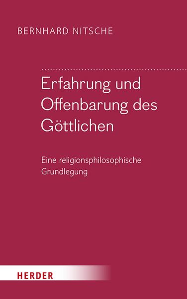 Produktbild: Erfahrung und Offenbarung des G&ouml;ttlichen