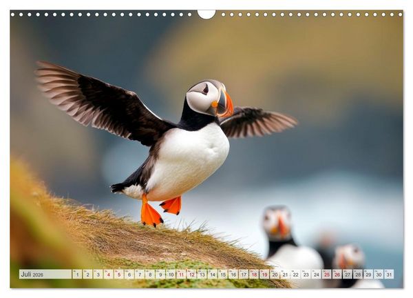 Produktbild: ARKTISCHE TIERE Im Reich der K&auml;lte (Wandkalender 2026 DIN A3 quer), CALVENDO Monatskalender