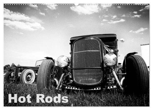 Hot Rods (Wandkalender 2024 DIN A2 quer), CALVENDO Monatskalender