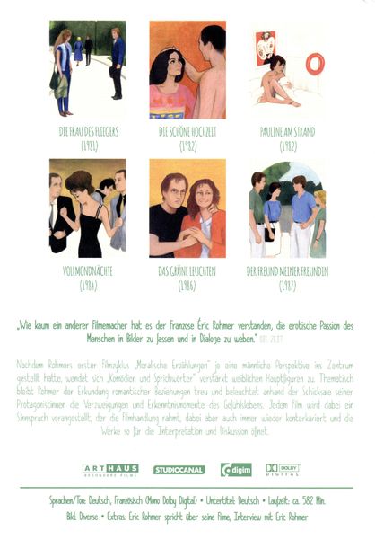 Produktbild: Eric Rohmer - Kom&ouml;dien und Sprichw&ouml;rter / Digital Remastered [6 DVDs]