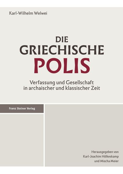 Produktbild: Die griechische Polis