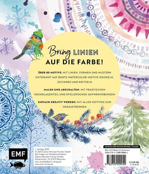 Produktbild: Die gro&szlig;e Watercolor-Motivsammlung &ndash; 80 Bilder zum Fertigmalen