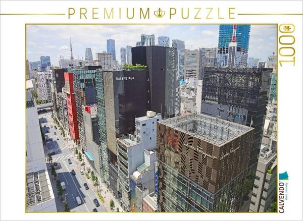 CALVENDO Puzzle Luxusviertel Ginza | 1000 Teile Lege-Größe 64x48cm Foto-Puzzle für glückliche Stunden