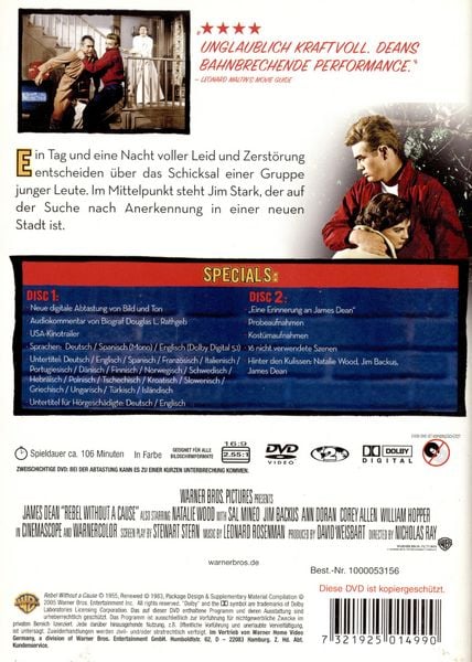 Produktbild: Denn sie wissen nicht, was sie tun - Classic Collection [SE] [2 DVDs]