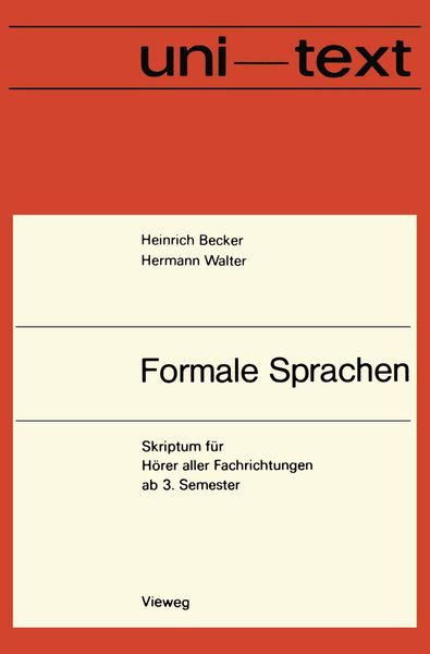 Produktbild: Formale Sprachen