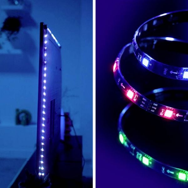 Produktbild: WiZ Sync&nbsp;box&nbsp;starter&nbsp;kit&nbsp;55\"-65\"&nbsp;EU 8720169078604 LED-Streifen-Set 240V 260cm 1St.