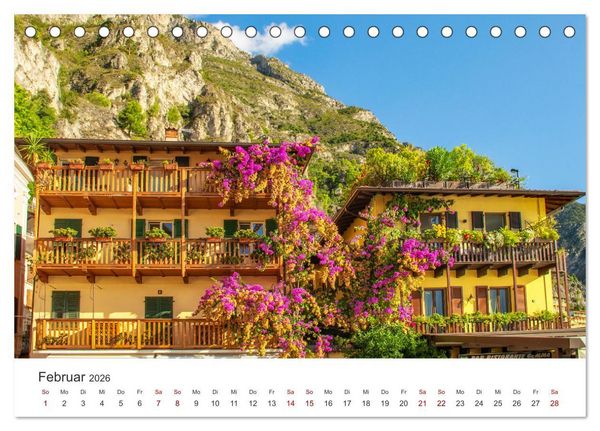 Produktbild: Limone sul Garda - Traumreiseziel (Tischkalender 2026 DIN A5 quer), CALVENDO Monatskalender