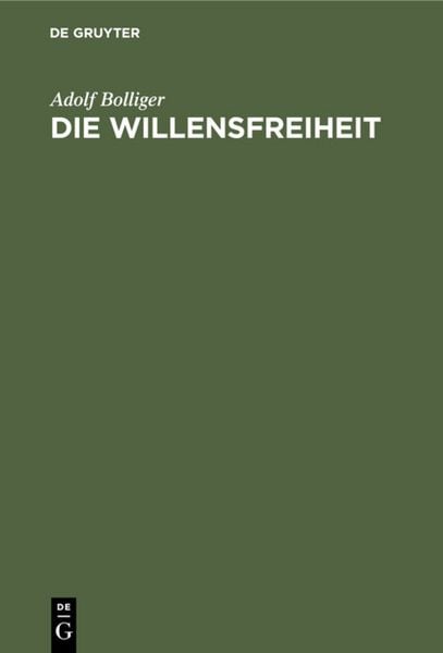 Produktbild: Die Willensfreiheit