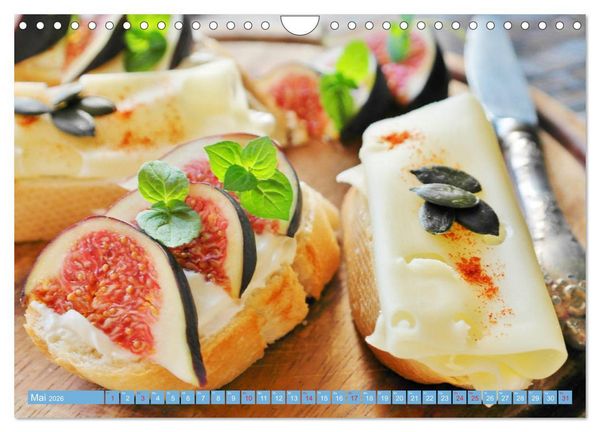 Produktbild: Brotzeit. Z&uuml;nftige Schmankerl der bayerischen Kultur (Wandkalender 2026 DIN A4 quer), CALVENDO Monatskalender