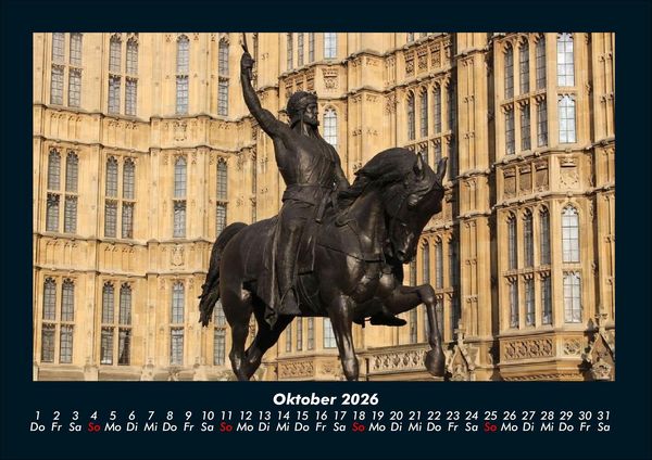 Produktbild: London - Impressionen 2026 Fotokalender DIN A4