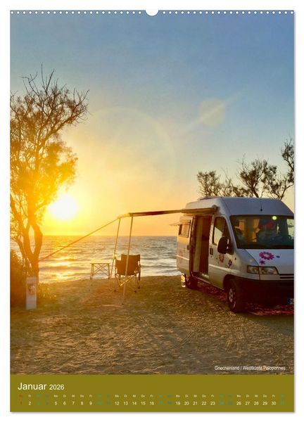 Produktbild: Camper Traum (Wandkalender 2026 DIN A2 hoch), CALVENDO Monatskalender