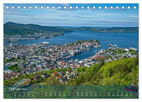 Produktbild: Skandinavien - Fjorde, Sch&auml;ren und Meer... (Tischkalender 2026 DIN A5 quer), CALVENDO Monatskalender