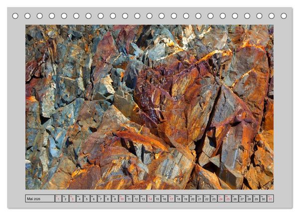 Produktbild: Farbenspiel - Kunstwerke in der Natur 2026 (Tischkalender 2026 DIN A5 quer), CALVENDO Monatskalender