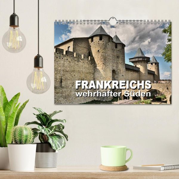 Produktbild: Frankreichs wehrhafter S&uuml;den - Festungen und Wehranlagen im Languedoc-Roussillon (Wandkalender 2026 DIN A4 quer), CALVENDO Monatskalender