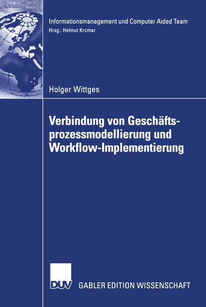 Produktbild: Verbindung von Gesch&auml;ftsprozessmodellierung und Workflow-Implementierung