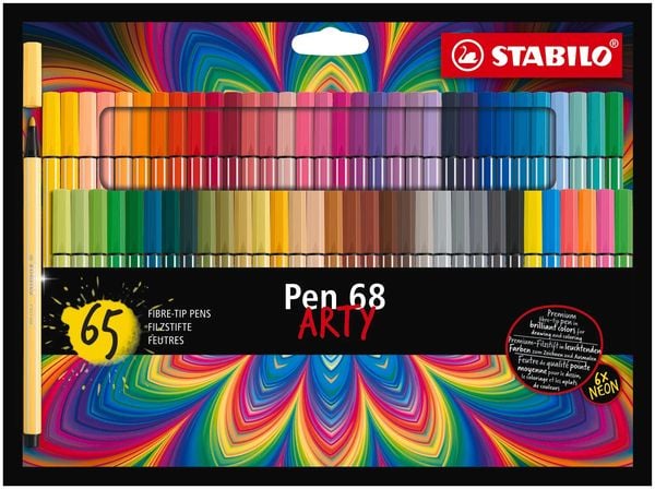 STABILO Filzstifte Pen 68 ARTY 65er Set