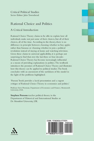 Produktbild: Rational Choice and Politics