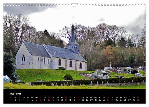Produktbild: MA NORMANDIE (Calendrier mural 2026 DIN A3 vertical), CALVENDO calendrier mensuel
