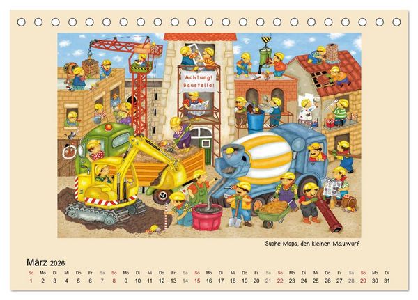 Produktbild: Wimmelbilder (Tischkalender 2026 DIN A5 quer), CALVENDO Monatskalender