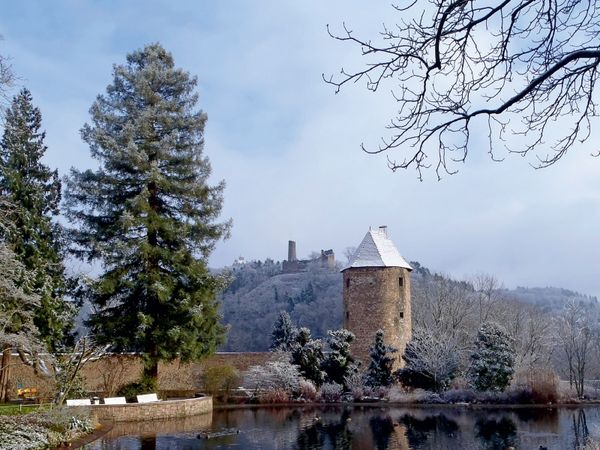 Produktbild: CALVENDO Puzzle Winterhauch am Schlossteich in Weinheim an der Bergstra&szlig;e 1000 Teile Lege-Gr&ouml;&szlig;e 64 x 48 cm Foto-Puzzle Bild von Ilona Andersen