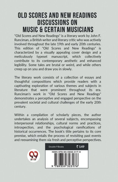 Produktbild: Old Scores And New Readings Discussions On Music & Certain Musicians