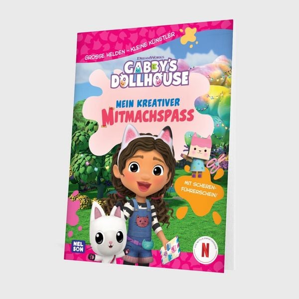 Produktbild: Gabby&rsquo;s Dollhouse: Gro&szlig;e Helden &ndash; Kleine K&uuml;nstler: Mein kreativer Mitmachspa&szlig;