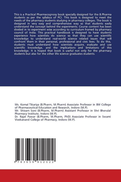 Produktbild: Pharmacognosy and Phytochemistry: Practical Book