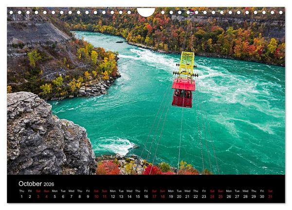 Produktbild: Niagara Falls 2026 (Wall Calendar 2026 DIN A4 landscape), CALVENDO 12 Month Wall Calendar