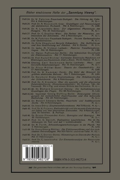 Produktbild: &Uuml;ber die spezielle und die allgemeine Relativit&auml;tstheorie (Gemeinverst&auml;ndlich)