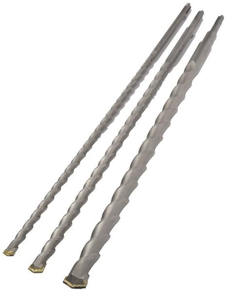 Produktbild: AVIT AV08014 Hartmetall Durchbruchbohrer 3teilig 12 mm, 16 mm, 24 mm Gesamtl&auml;nge 1000 mm SDS-Plus 1 St.